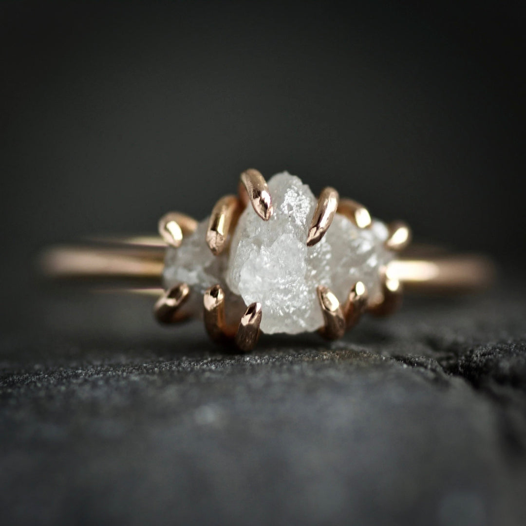 White diamond ring