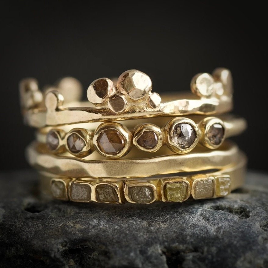 Unique Stacking Ring Set