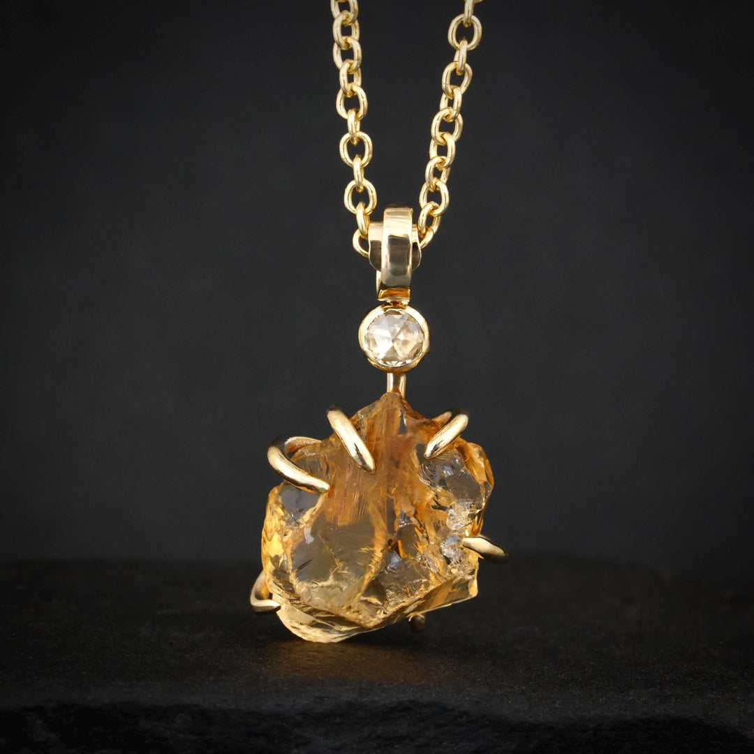 RTS 14k Yellow Gold Citrine Necklace