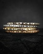 1.3mm Skinny Striped Stacking Band