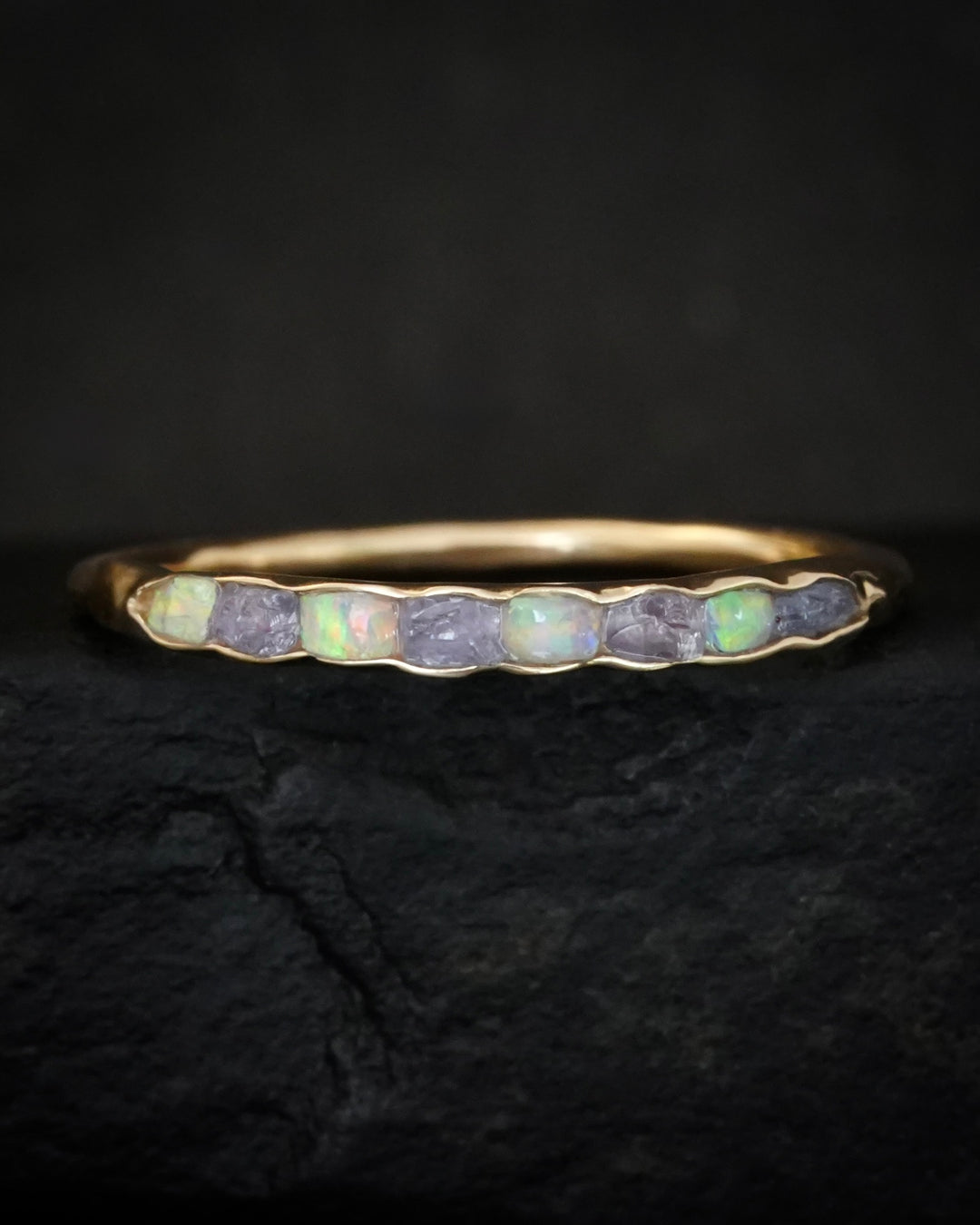Opal Tanzanite ring