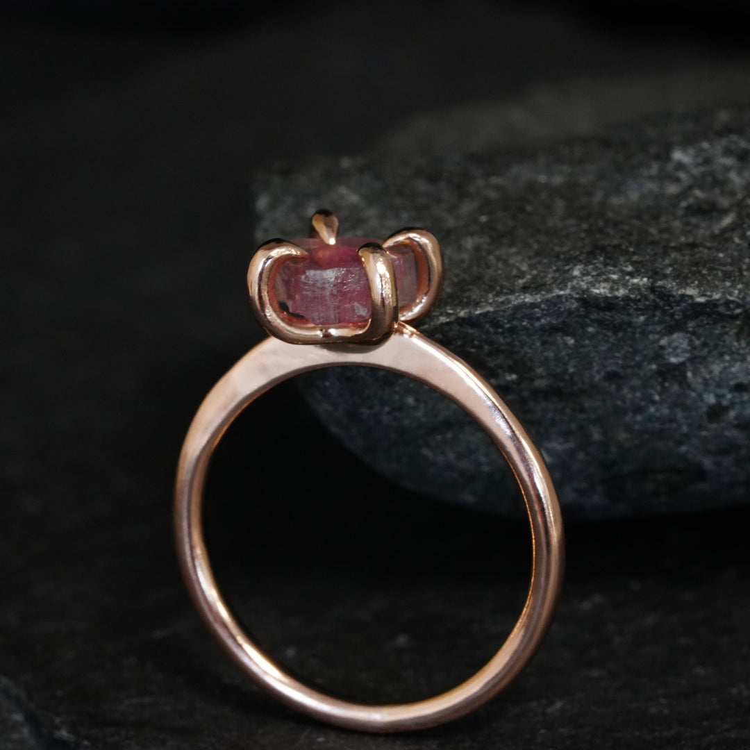 Pink Tourmaline Ring