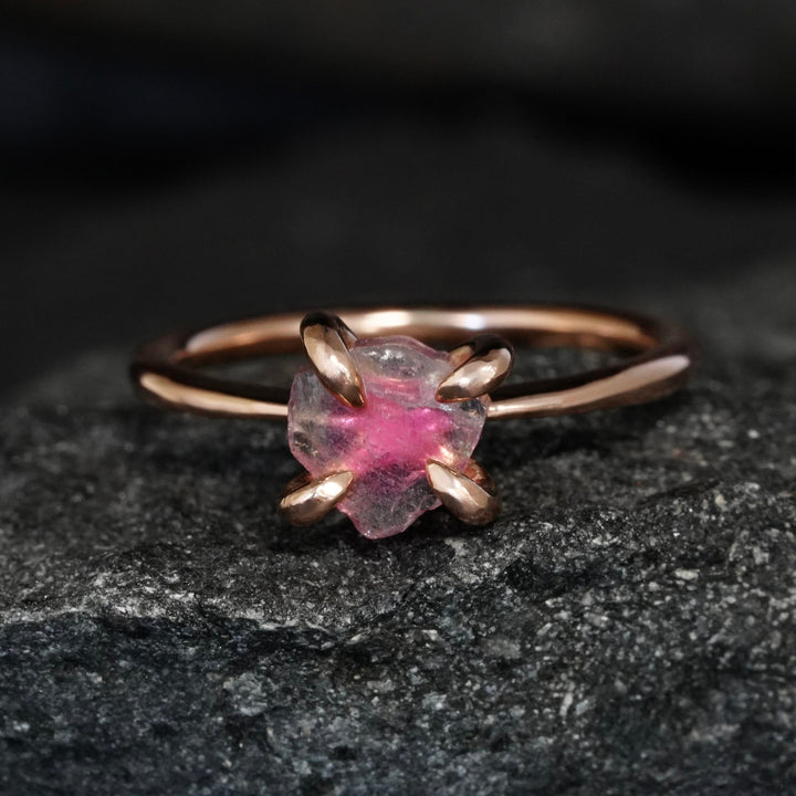 Pink Tourmaline Ring