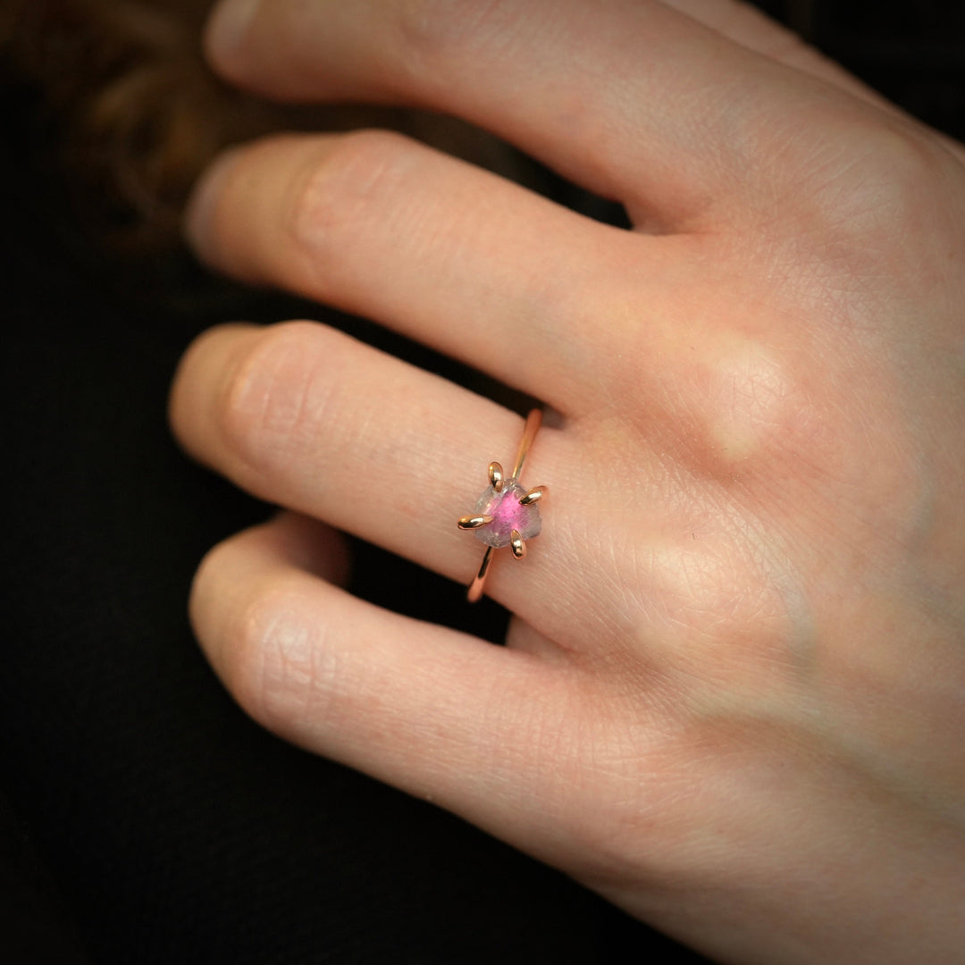 Pink Tourmaline Ring