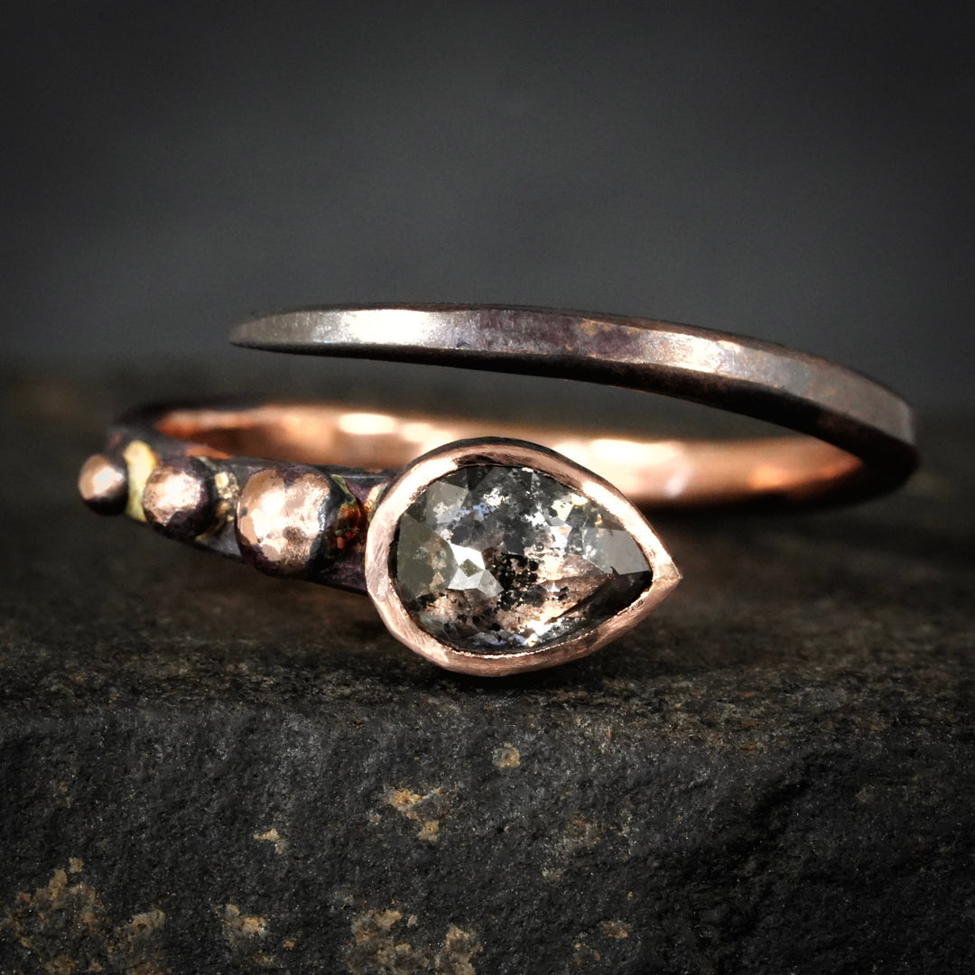 RTS 14k Rose Gold Diamond Ring