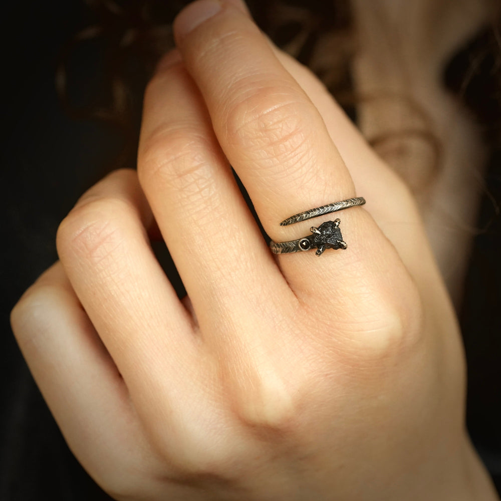 Black Diamond Ring