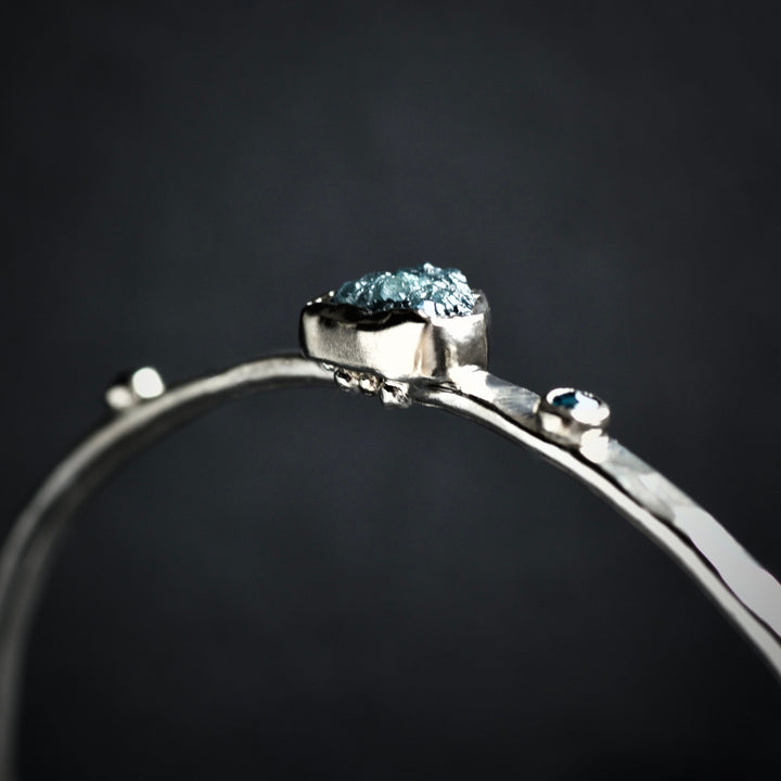 Ready To Ship Blue Diamond Cuff