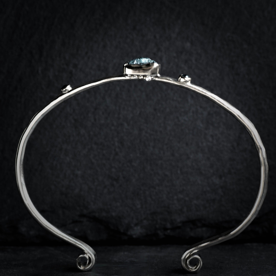 Ready To Ship Blue Diamond Cuff