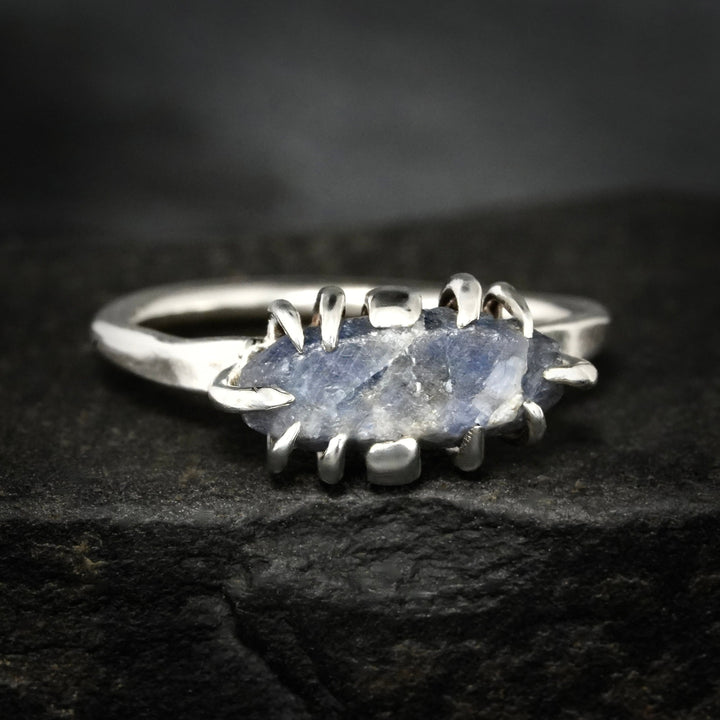 Raw Sapphire Crystal Ring