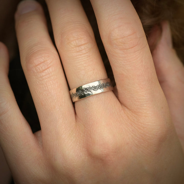 Textured Band Ring