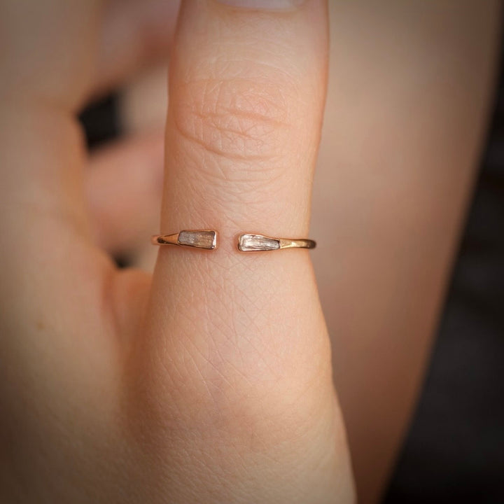 Pink Kunzite Ring