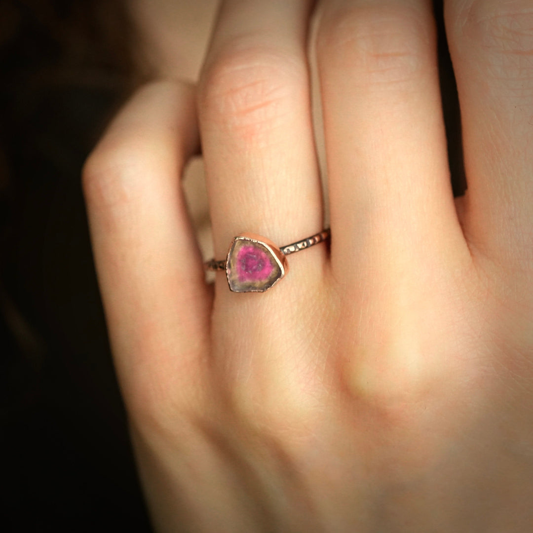 Pink Tourmaline Ring