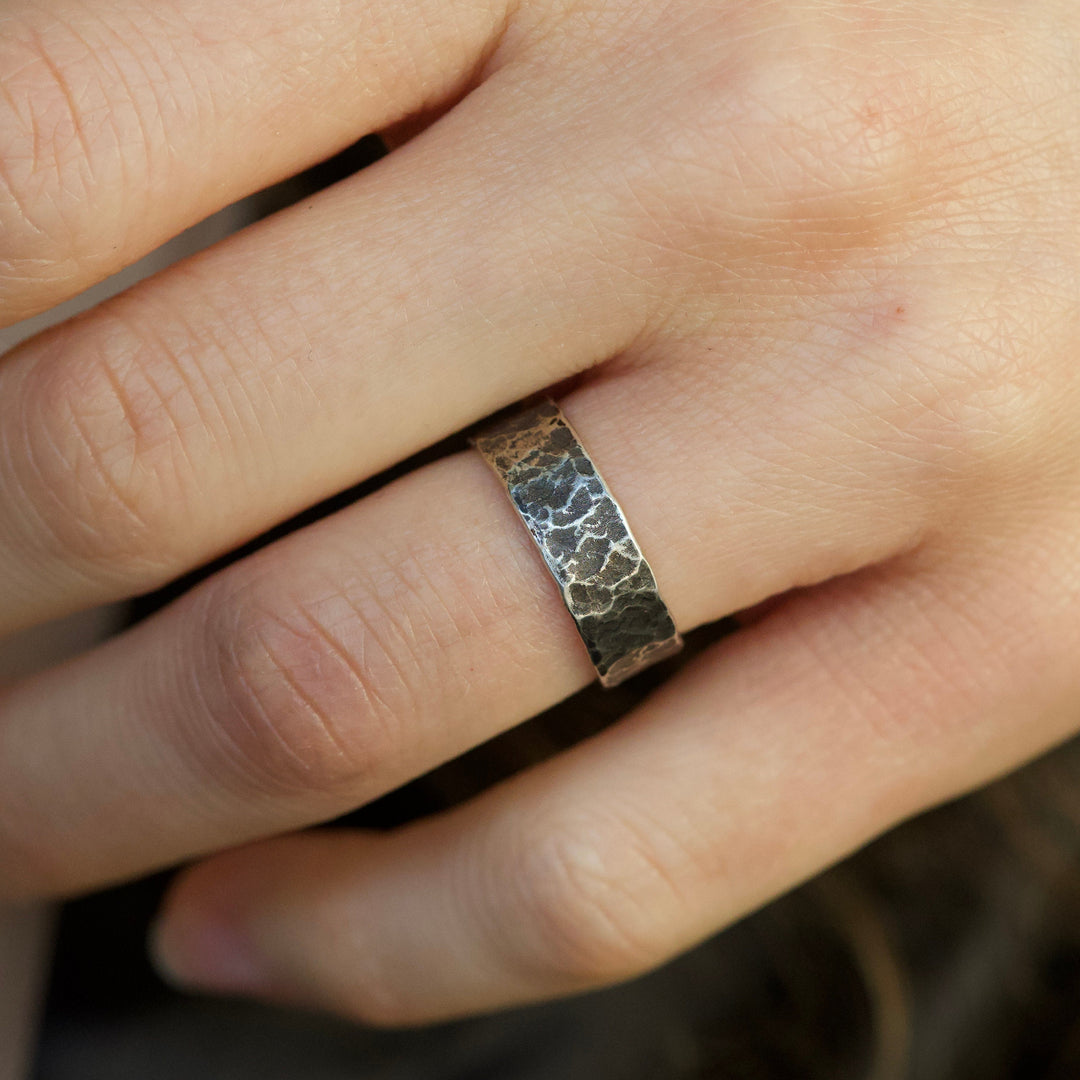 Hammered Band Ring