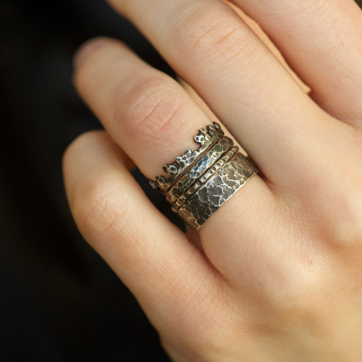 Hammered Band Ring