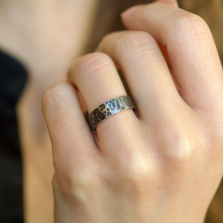 Hammered Band Ring