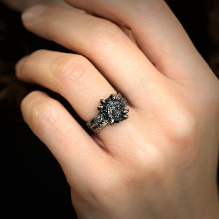 Black Diamond Ring Set