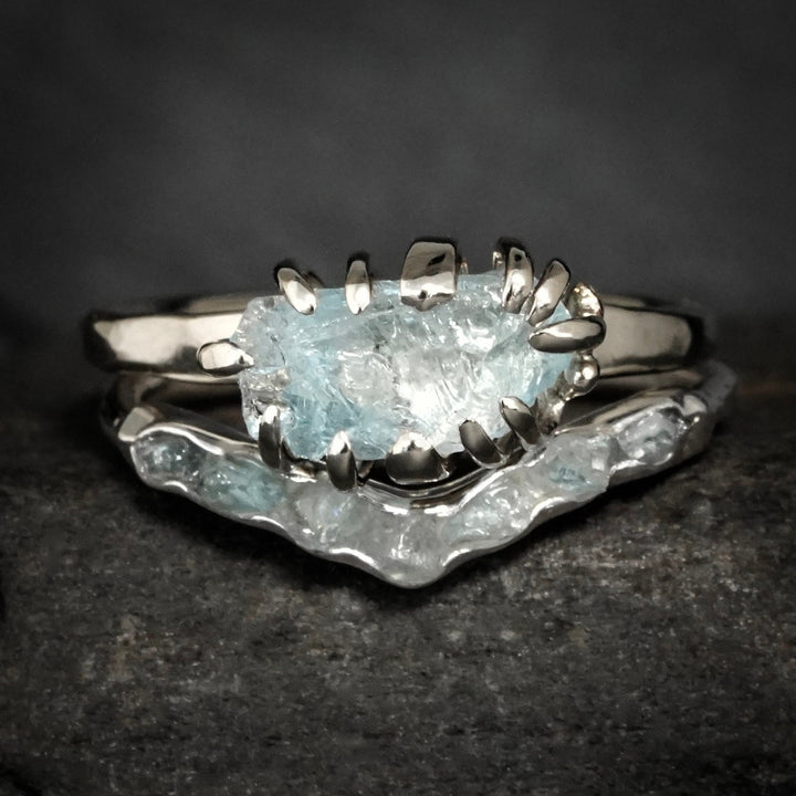 Raw Aquamarine Ring