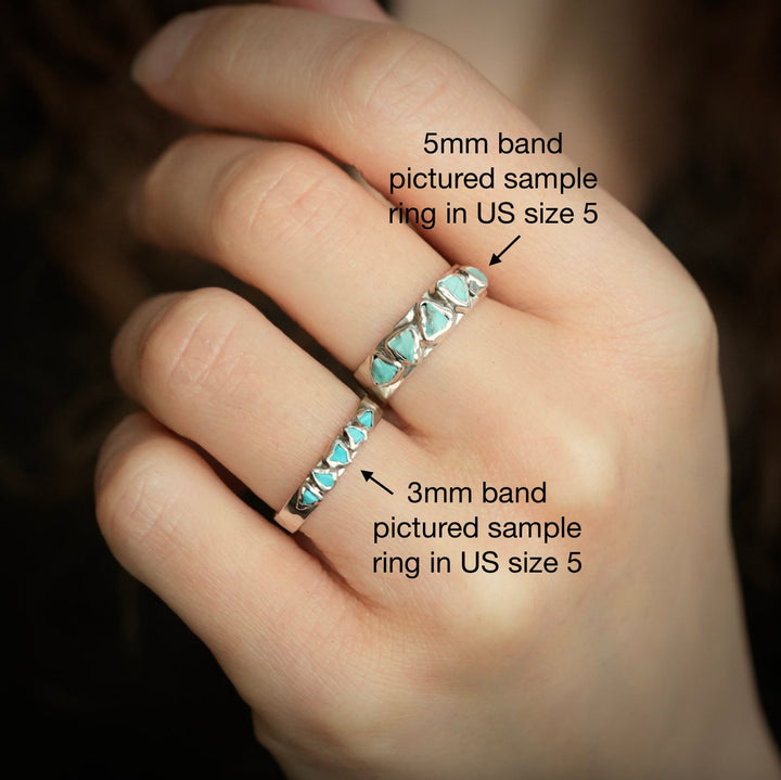 Turquoise Band Ring