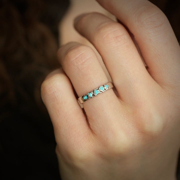 Turquoise Band Ring