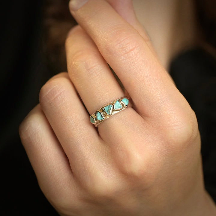 Turquoise Band Ring