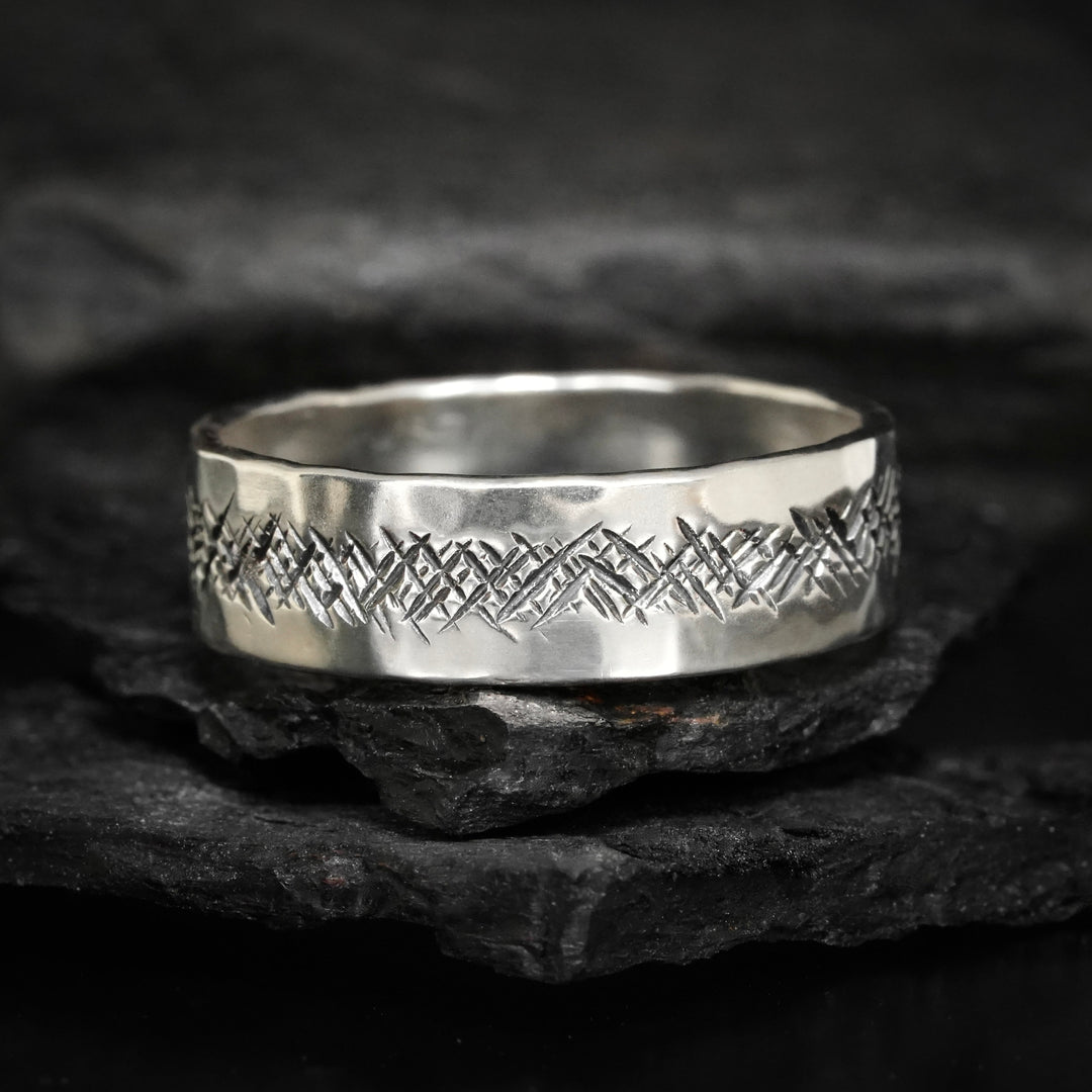 Textured Band Ring