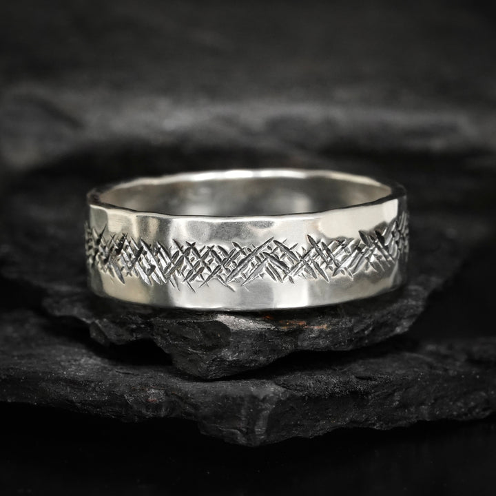 Textured Band Ring