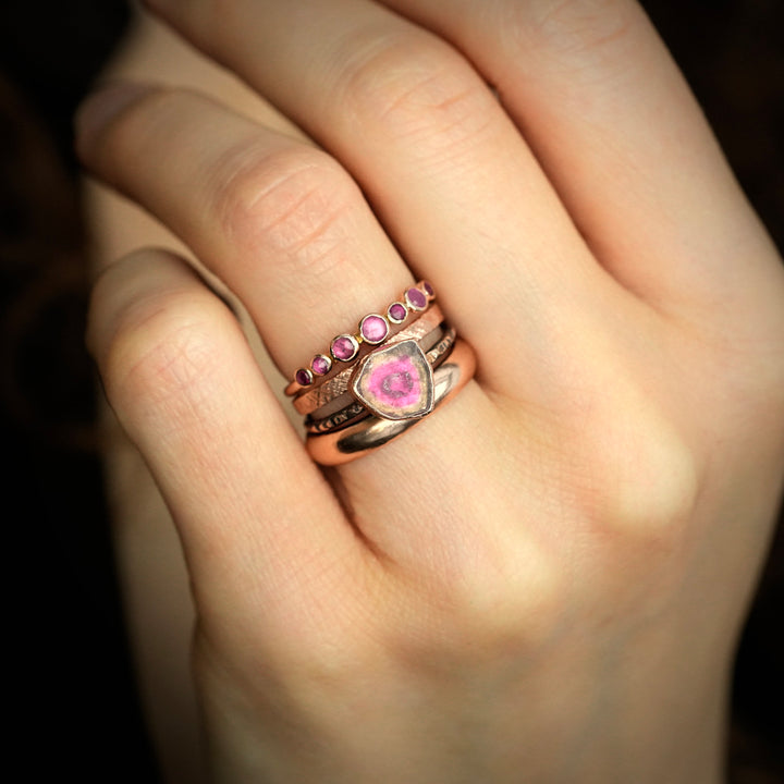 Pink Tourmaline Ring