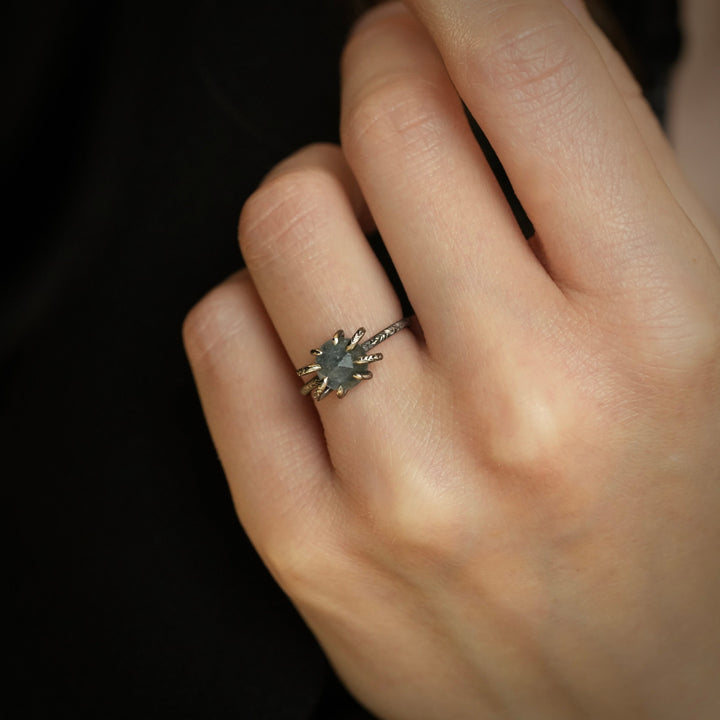 Moss Aquamarine Ring