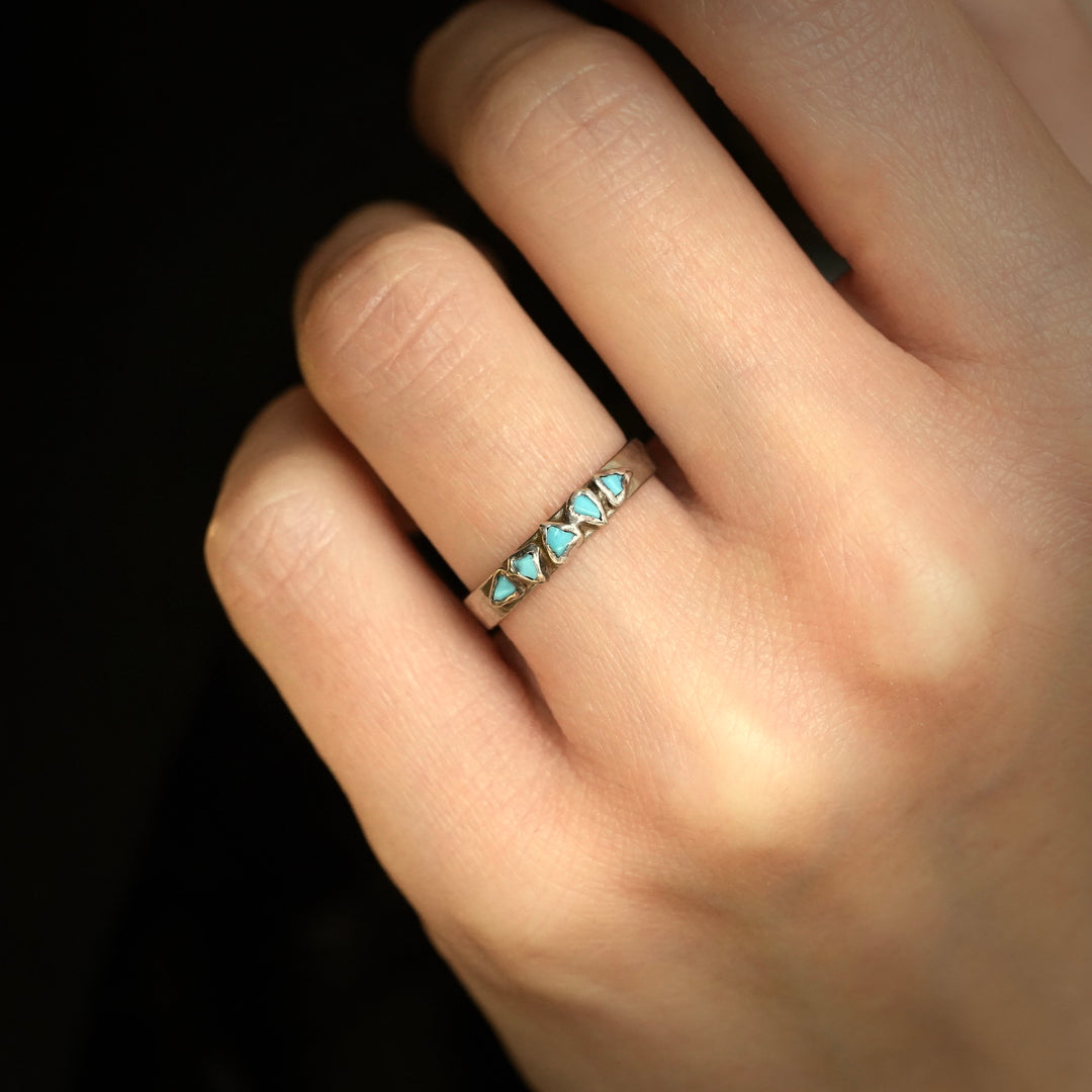 Turquoise Band Ring