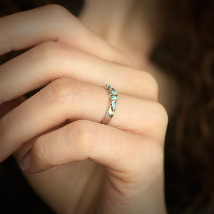 Turquoise Band Ring