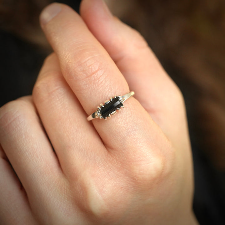 Black Tourmaline Ring