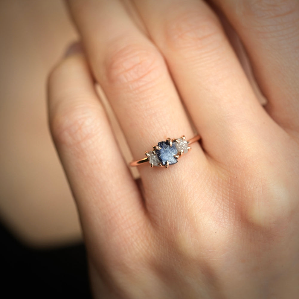 Sapphire and Diamond Ring