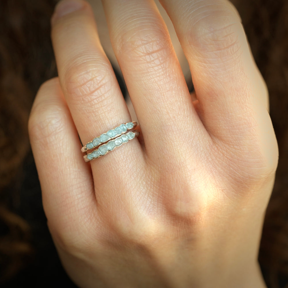 Raw Aquamarine Ring