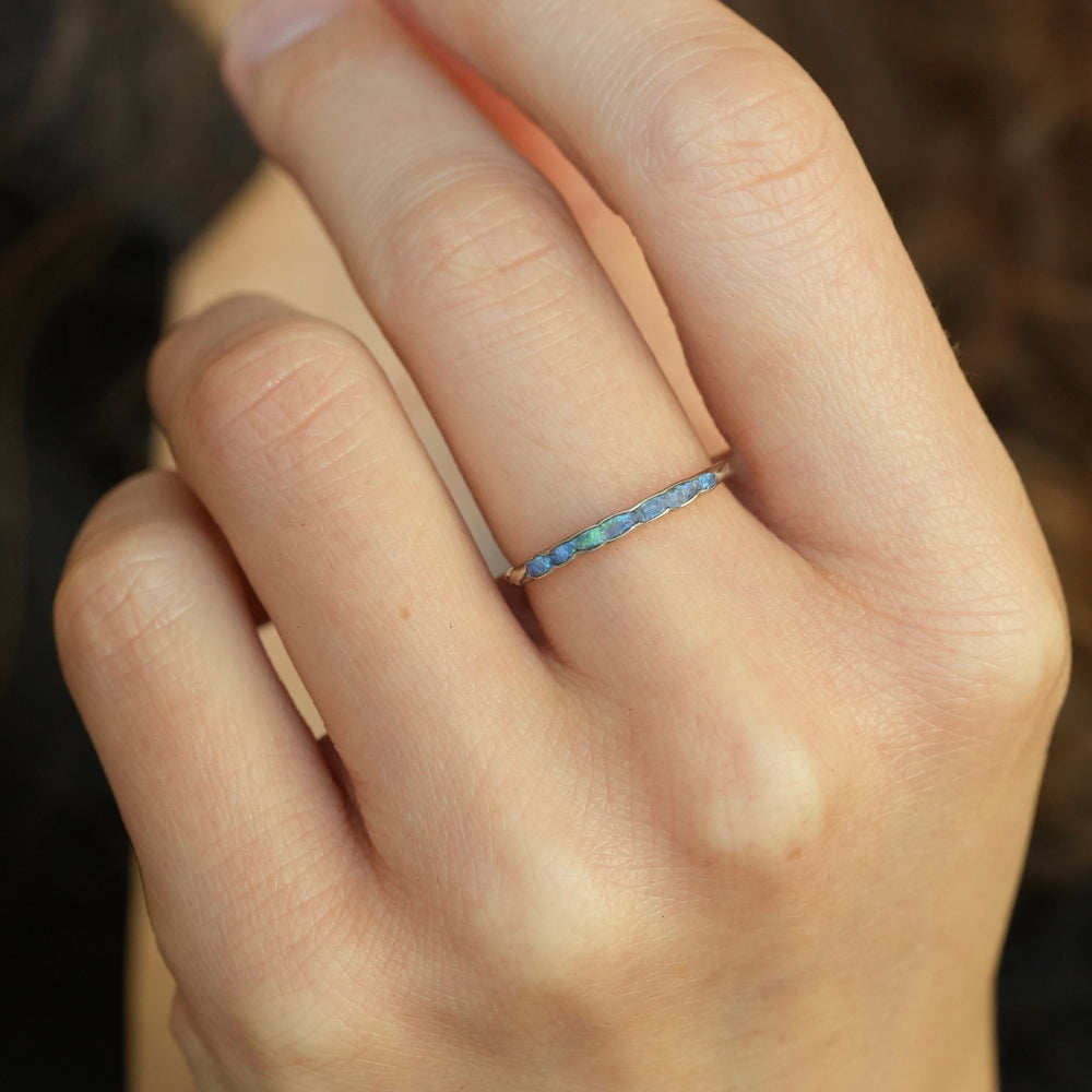 Raw Australian Opal Ring