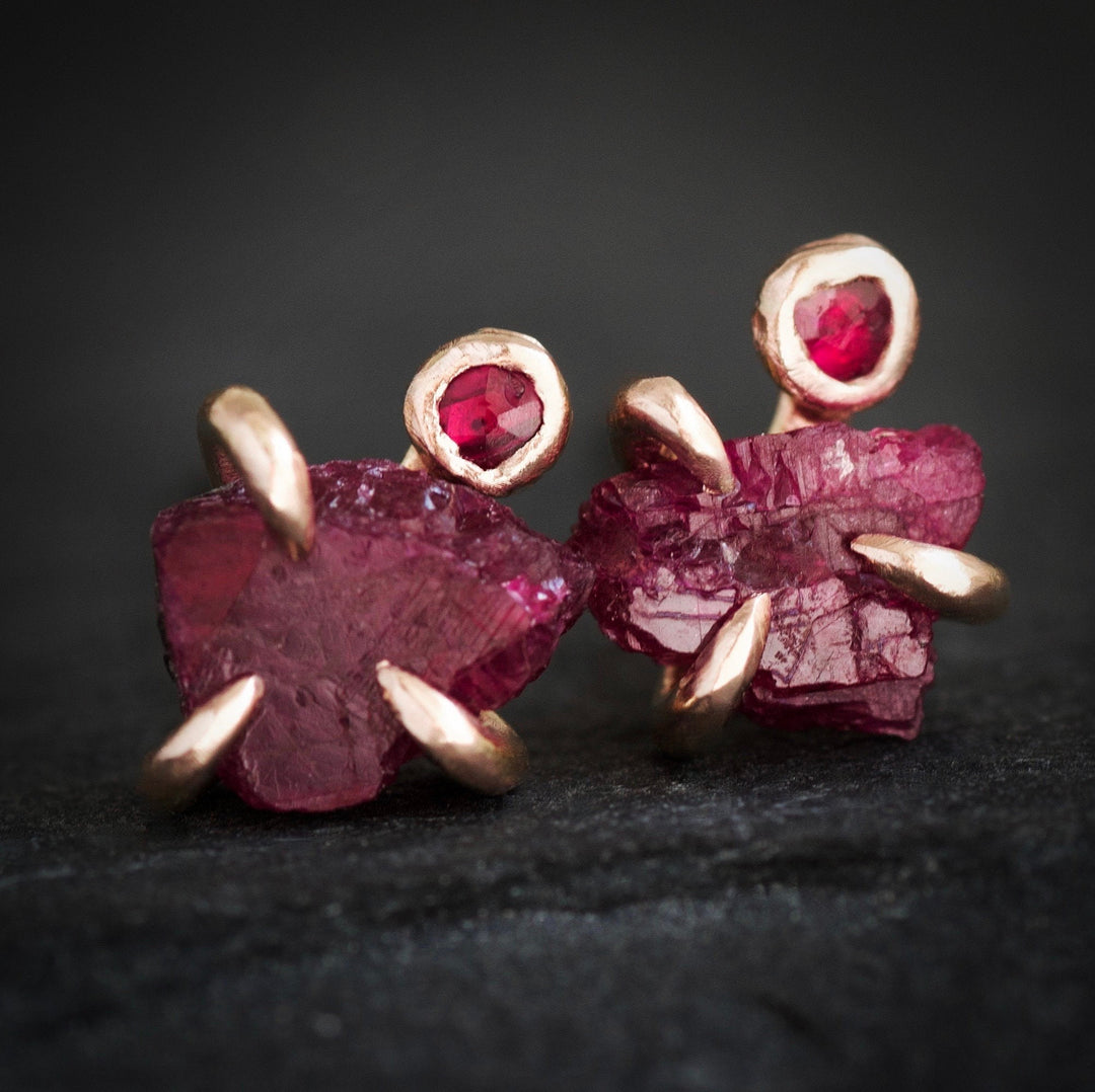 Ruby Stud Earrings