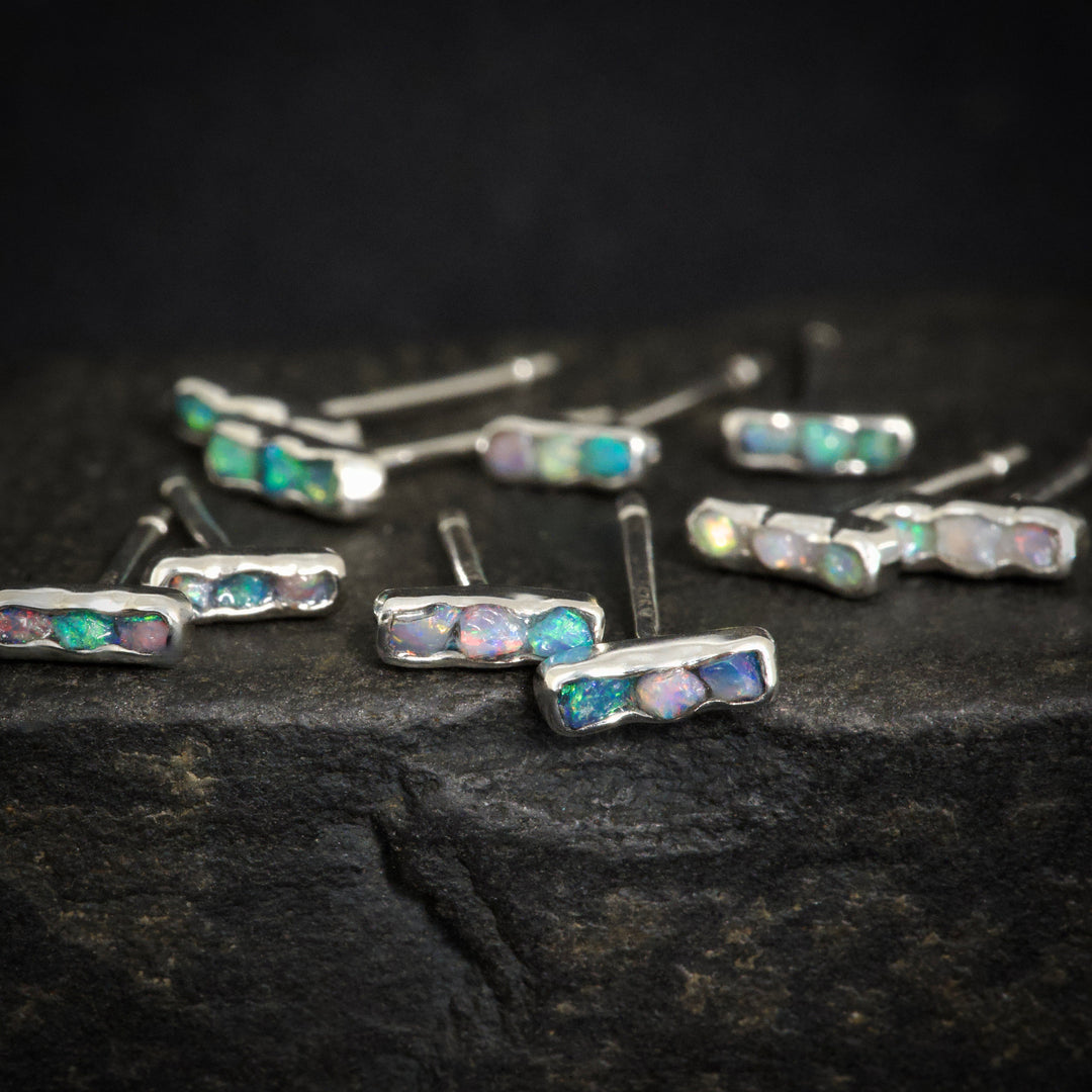 RTS Silver Opal Studs