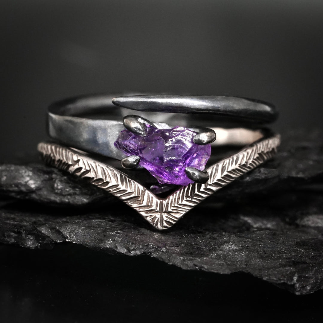 Amethyst Ring Set