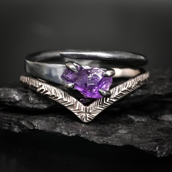 Amethyst Ring Set