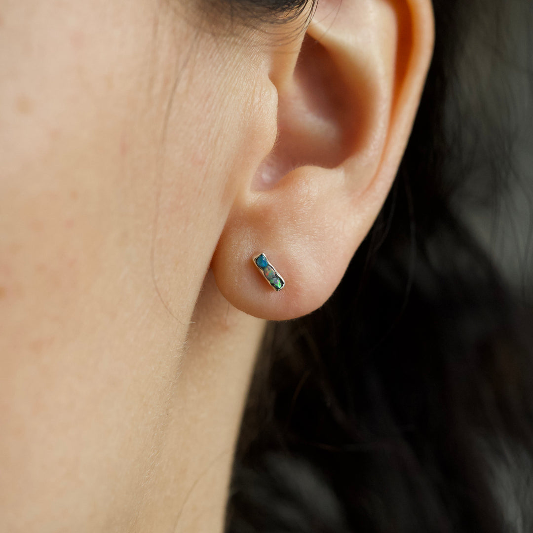 RTS Silver Opal Studs