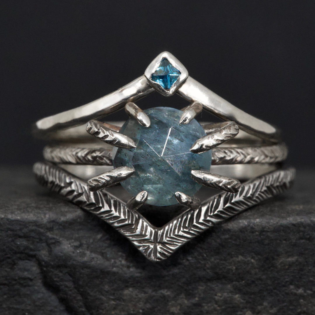 Moss Aquamarine Ring