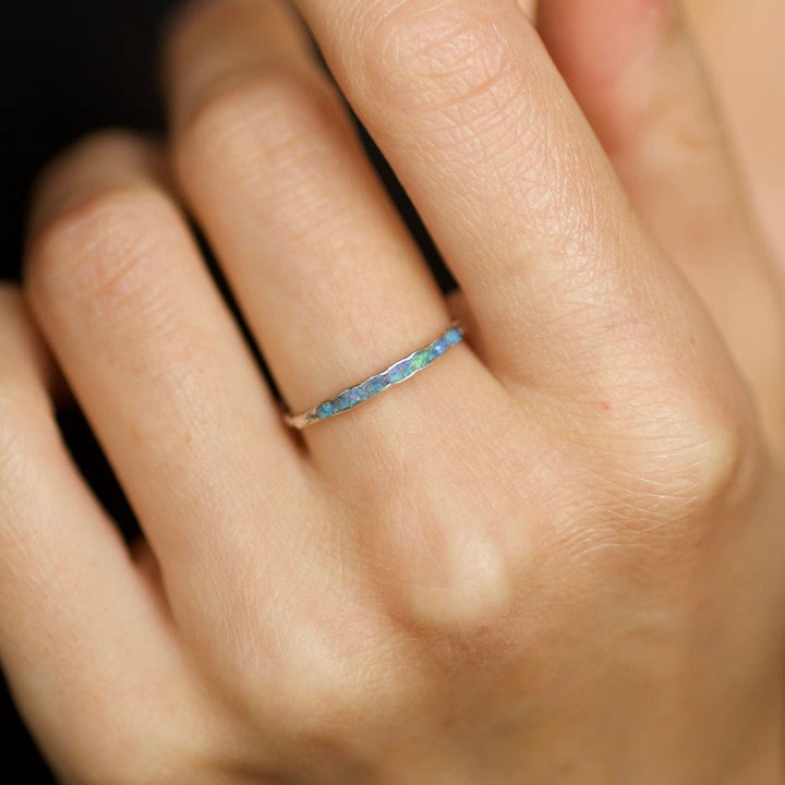 Raw Australian Opal Ring