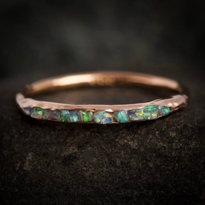 Raw Australian Opal Ring