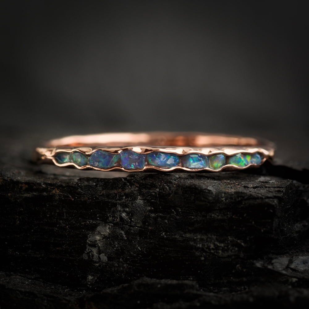 Raw Australian Opal Ring