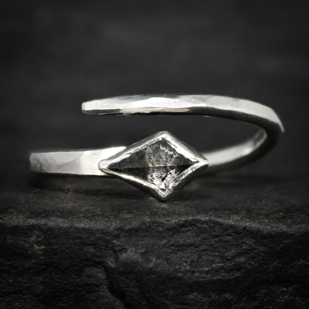 RTS Silver Kite Diamond Ring