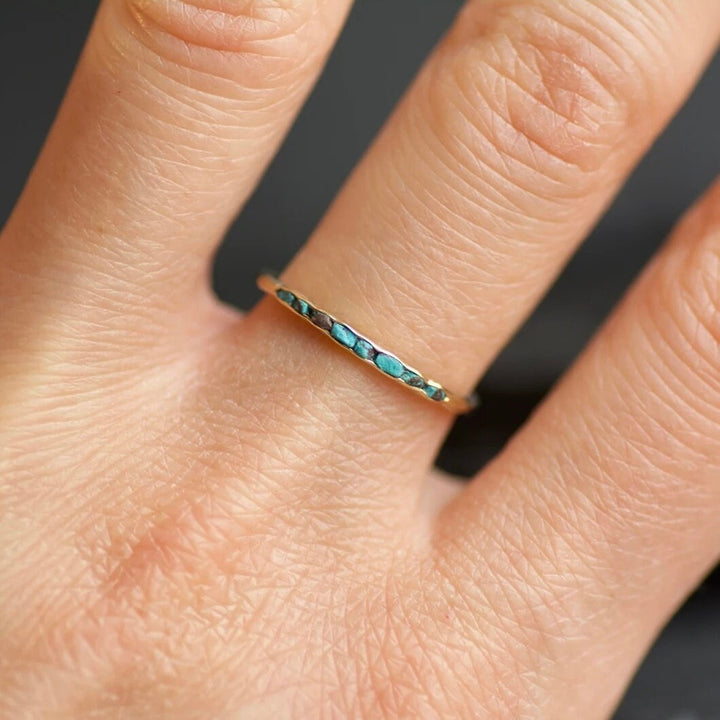 Raw Turquoise Stone Ring