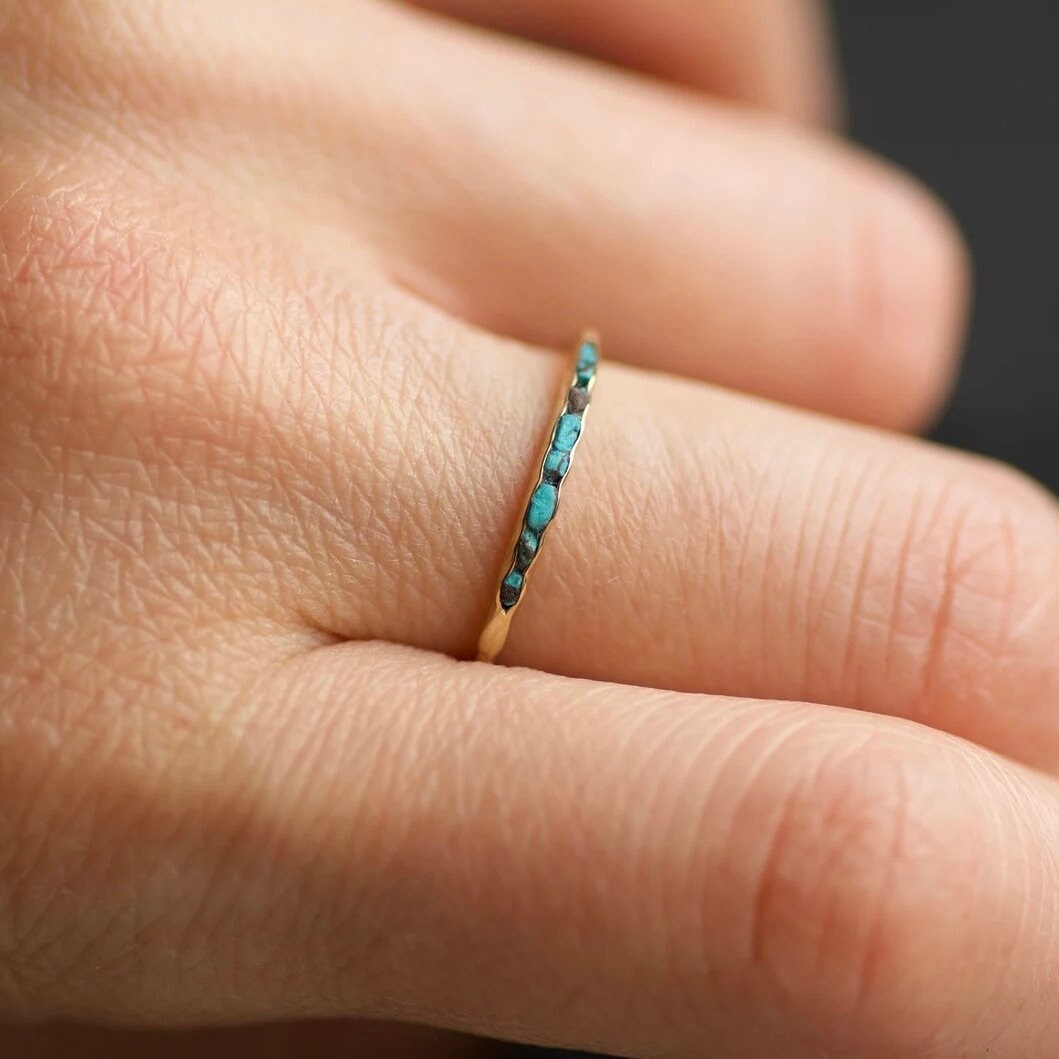 Raw Turquoise Stone Ring