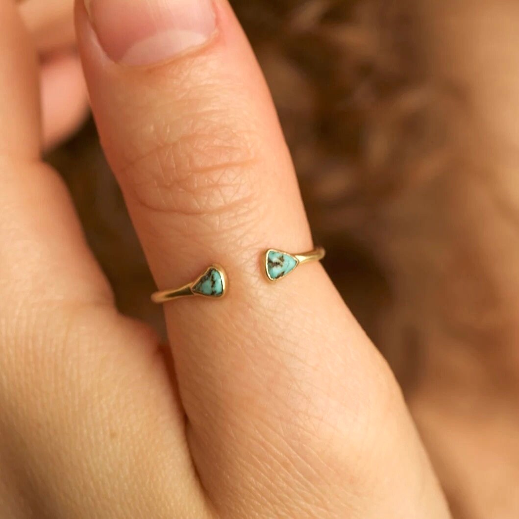 Adjustable Turquoise Ring