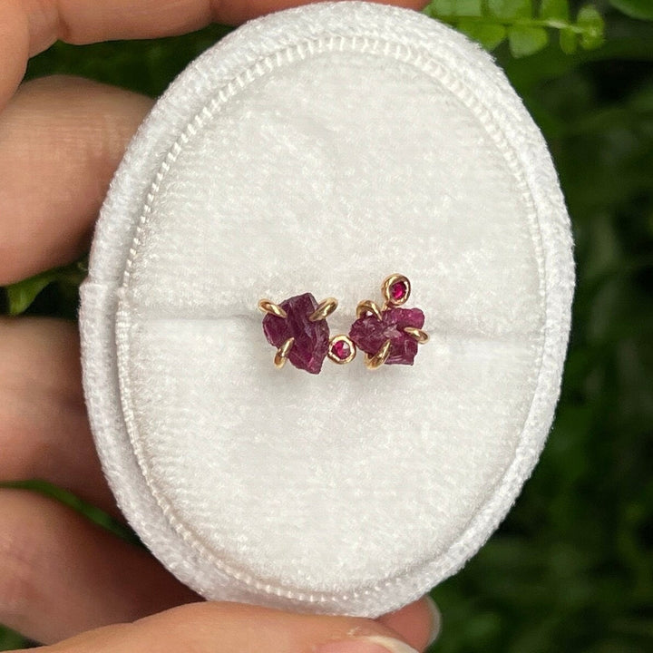 Ruby Stud Earrings