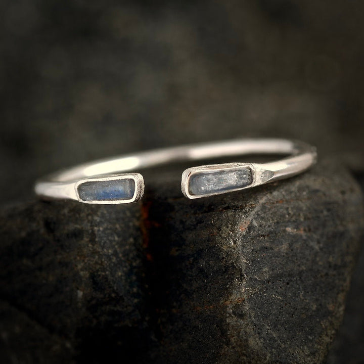 Adjustable Blue Kyanite Ring