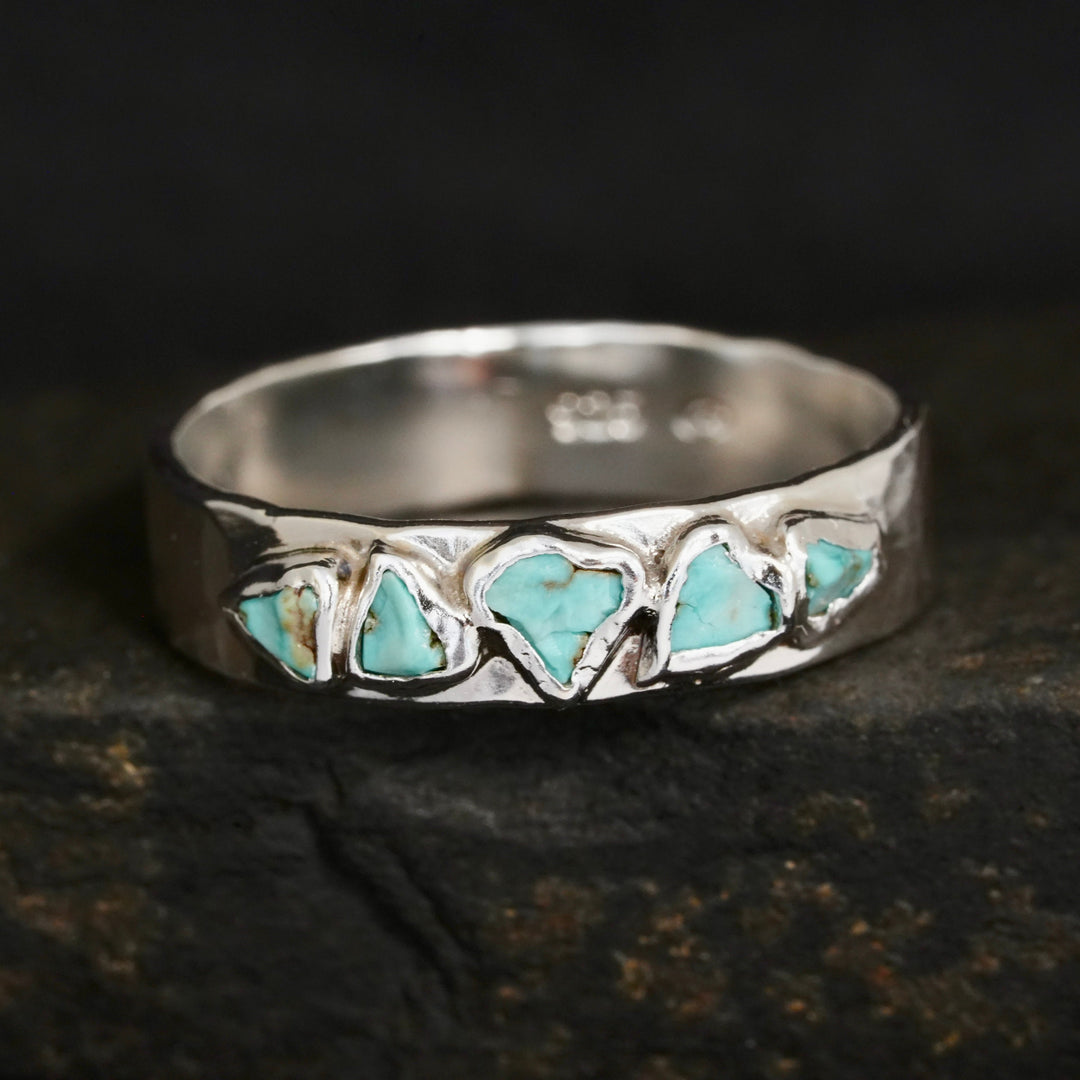 Turquoise Band Ring